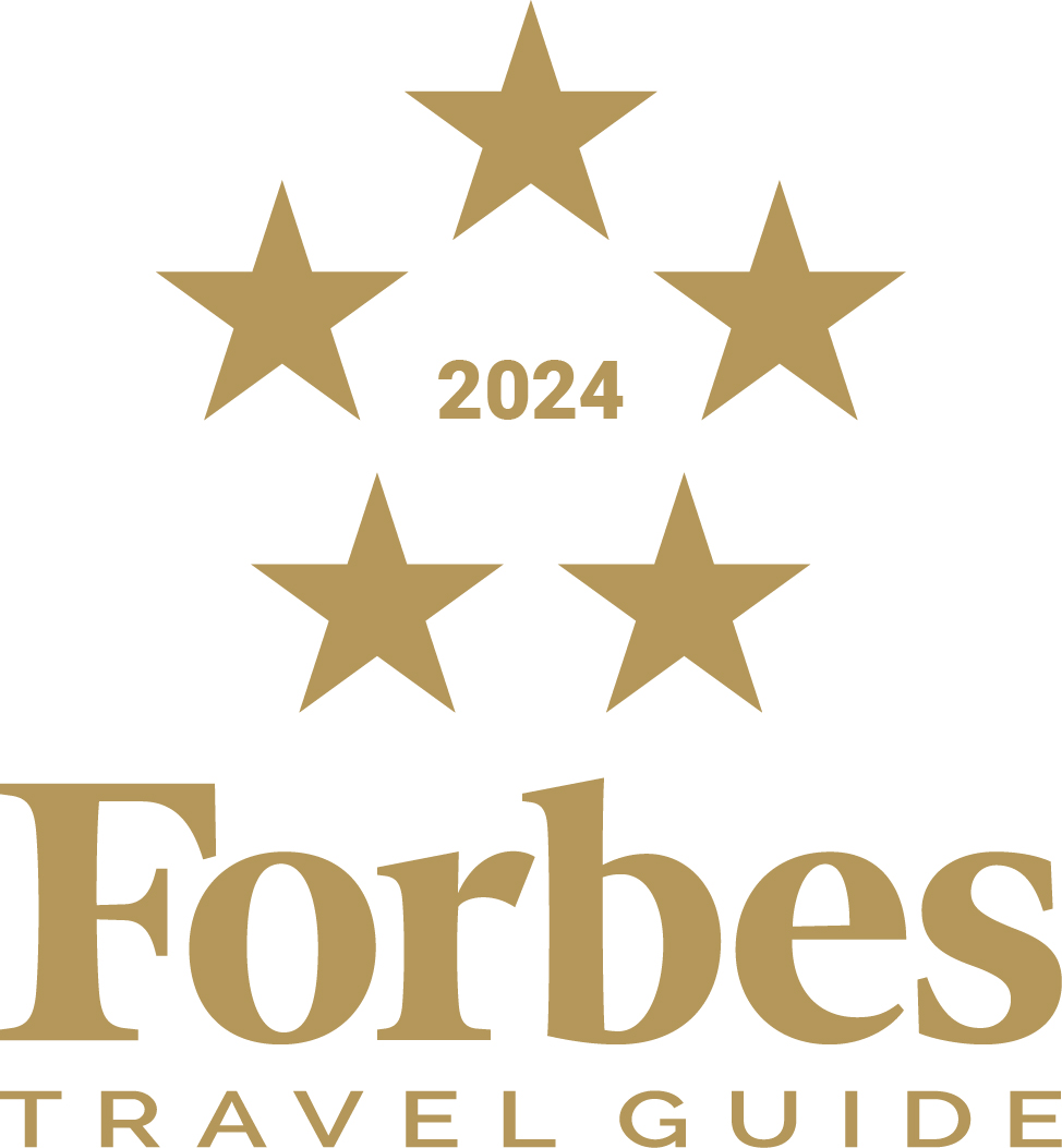 2024 Forbes Travel Guide logo, awarded to our 5-star resort & spa in Cape Cod